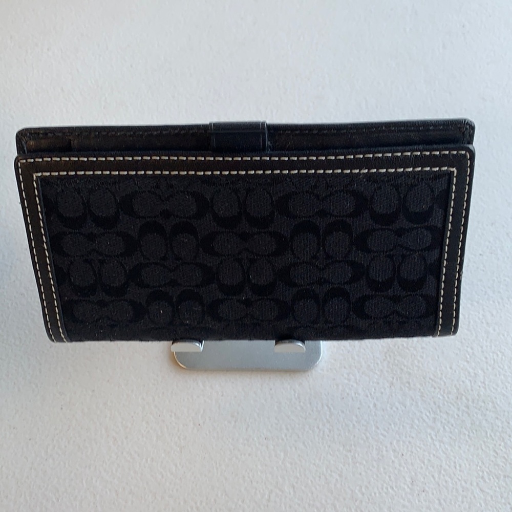 Authentic Coach Checkbook Holder